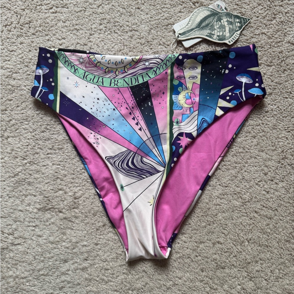 Agua Bendita Penelope Eter High-Waisted Bikini Bottom - Picture 5 of 7